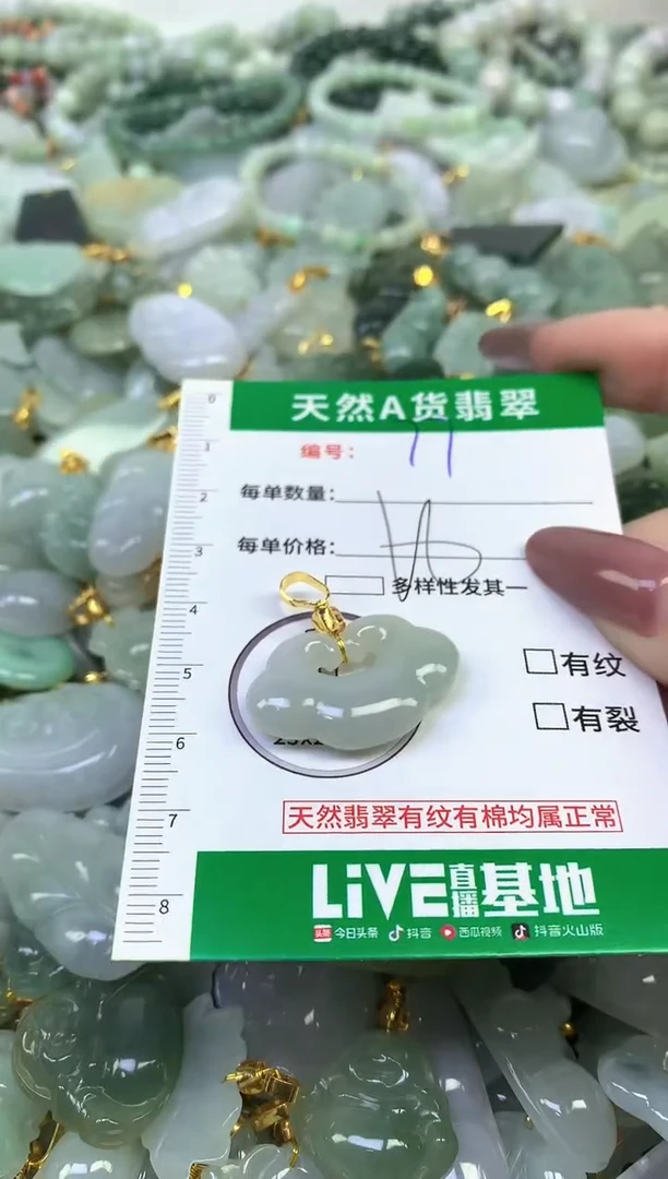 颈饰未镶嵌翡翠纯天然缅甸A货翡翠