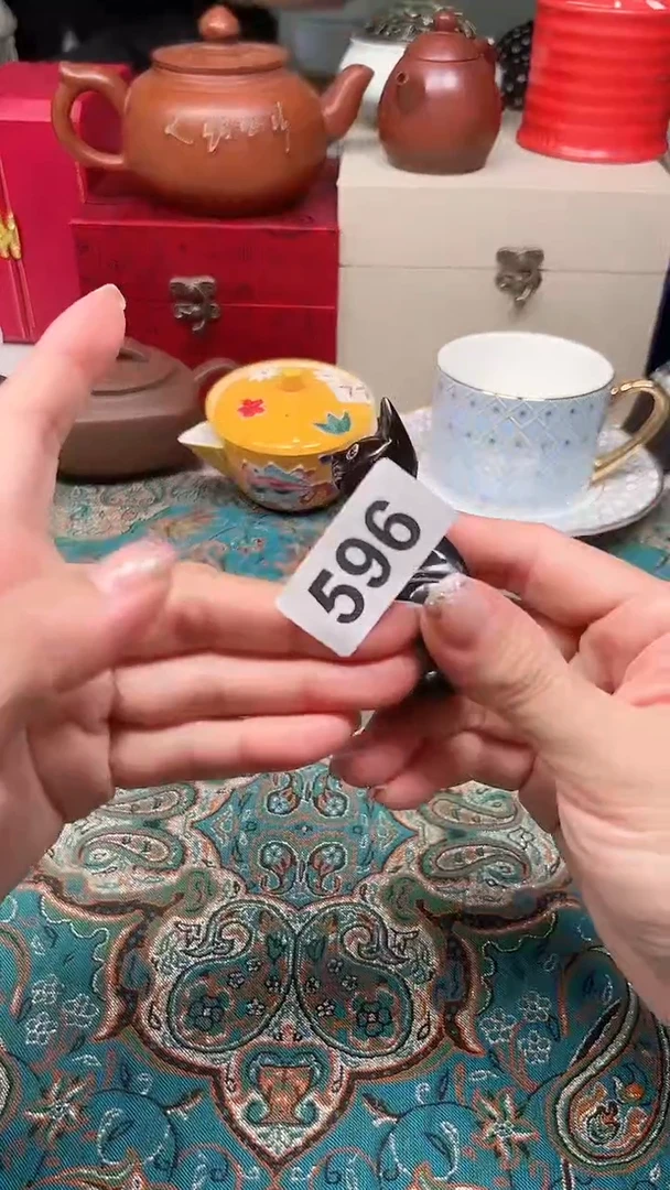 瓷片瓷片柴窑烧制半手工多人