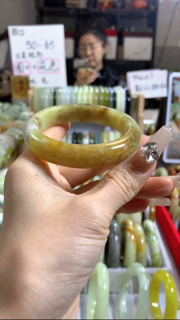 未镶嵌岫玉手镯28（56+）