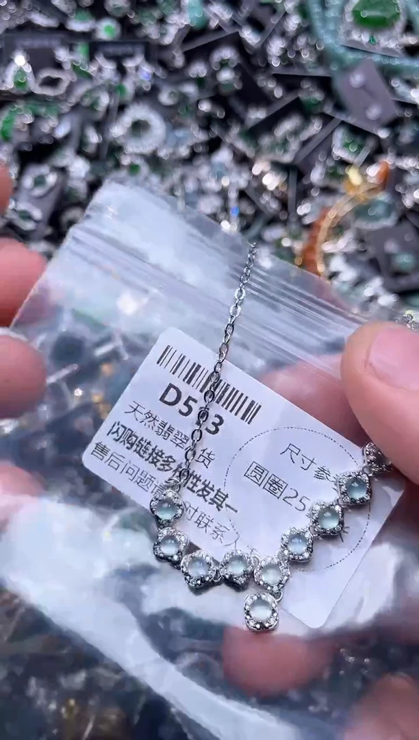 【闪购商品】翡翠颈饰未镶嵌D513项链