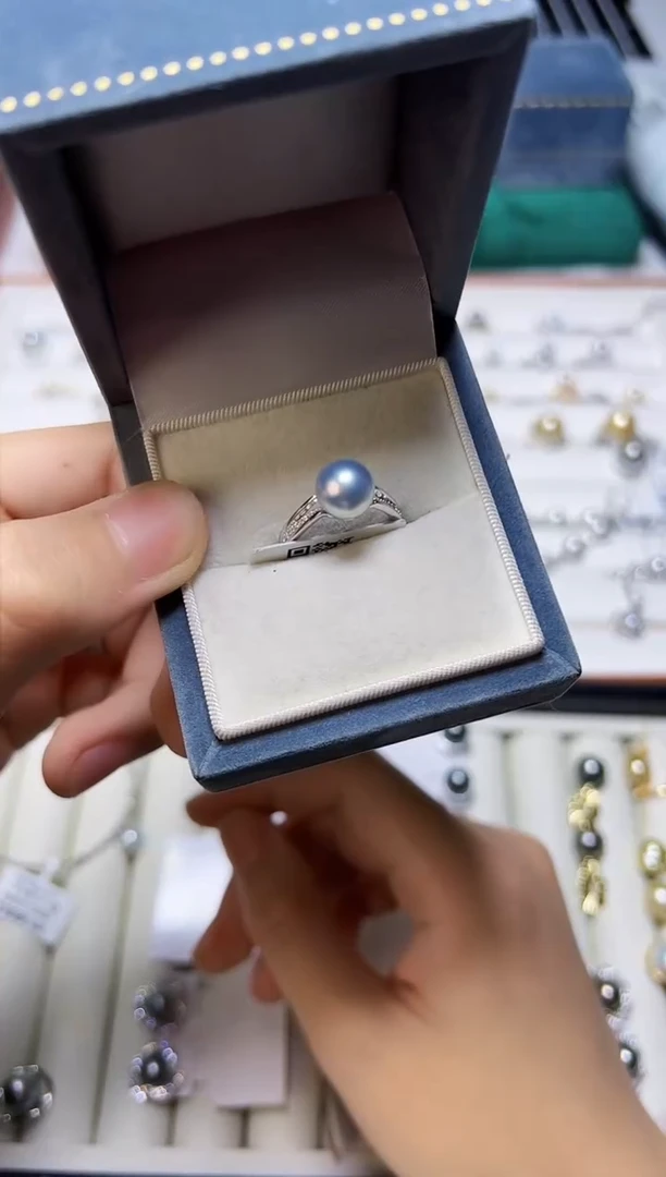 【闪购商品】海水珍珠耳饰银S925镶嵌59