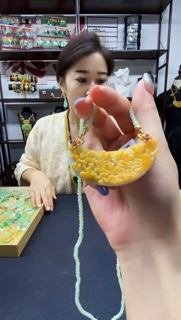 颈饰未镶嵌翡翠翡翠吊坠