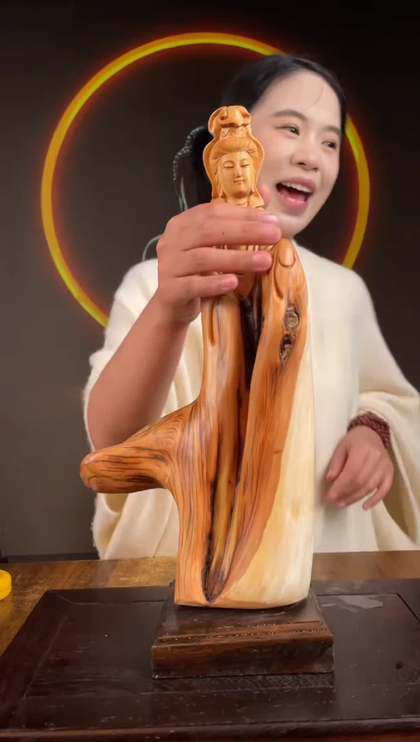 柏木（崖柏）手工摆件,先抢先得!编号:93