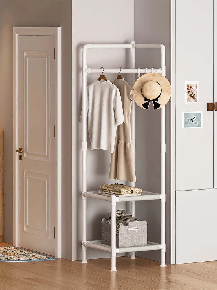转角挂衣架落地卧室内家用不占地墙角衣服架置物衣帽架简易晾衣架