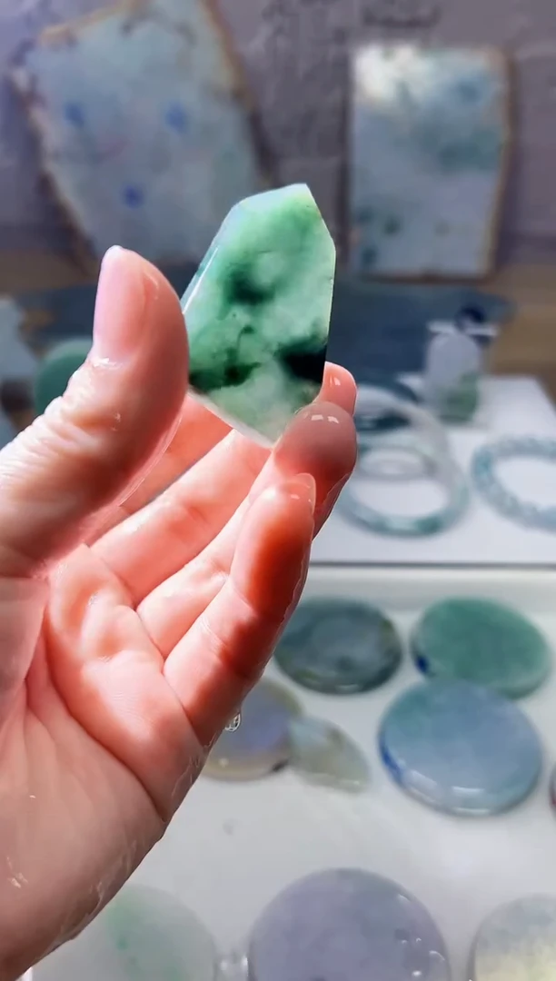 裸石翡翠天然翡翠A货玉 南 821