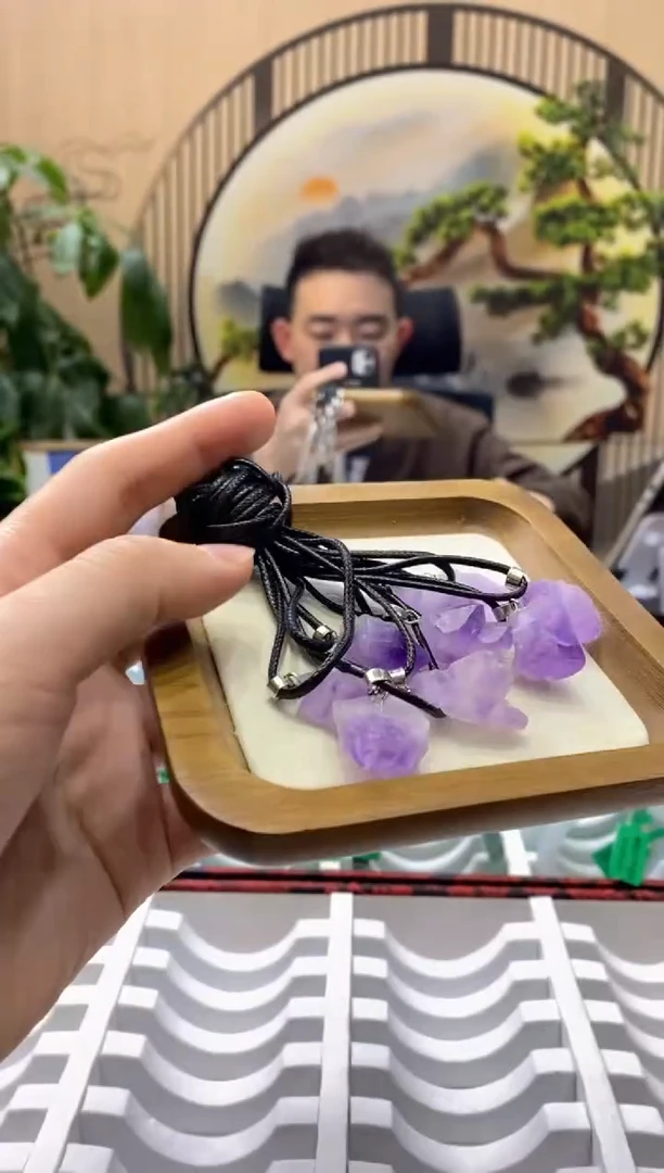 【闪购商品】紫晶颈饰未镶嵌000010318/多样性发货仅发其一