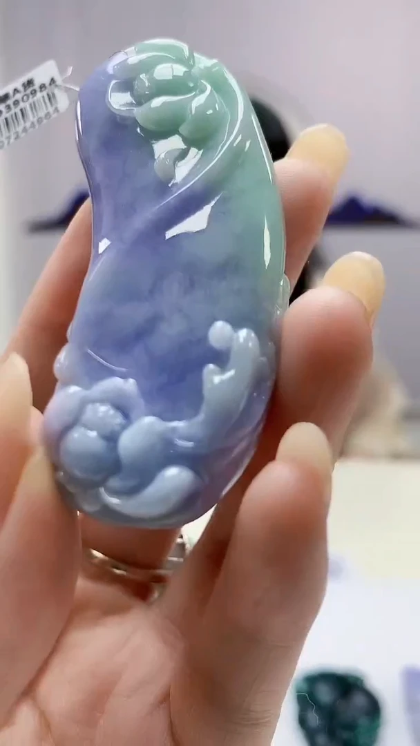 定制翡翠未镶嵌0405DD-毛货挂件赠珠链123