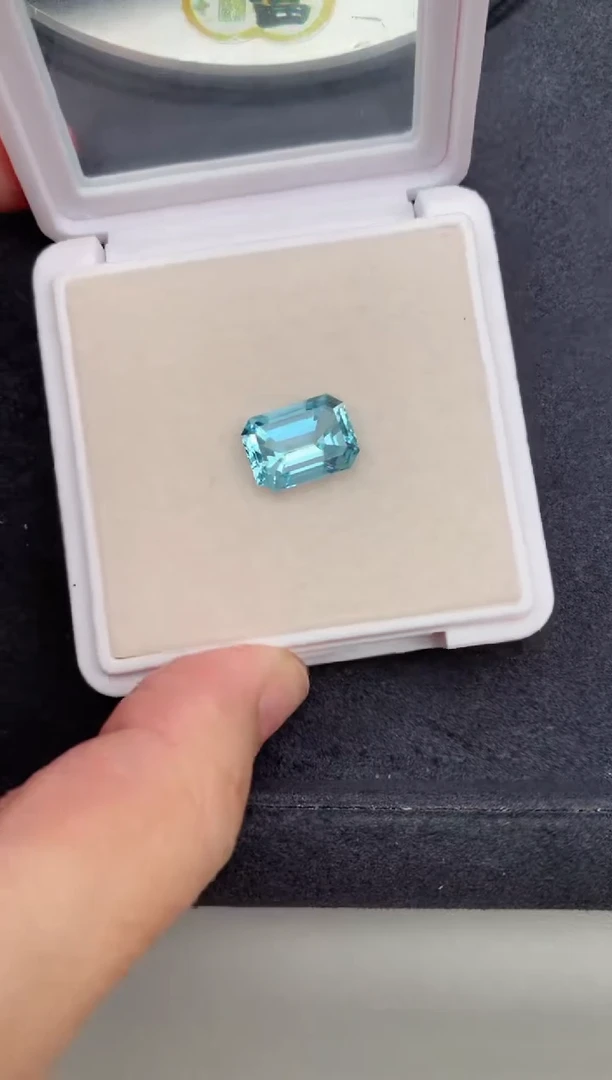 裸石海蓝宝石5.3ct海蓝宝DC