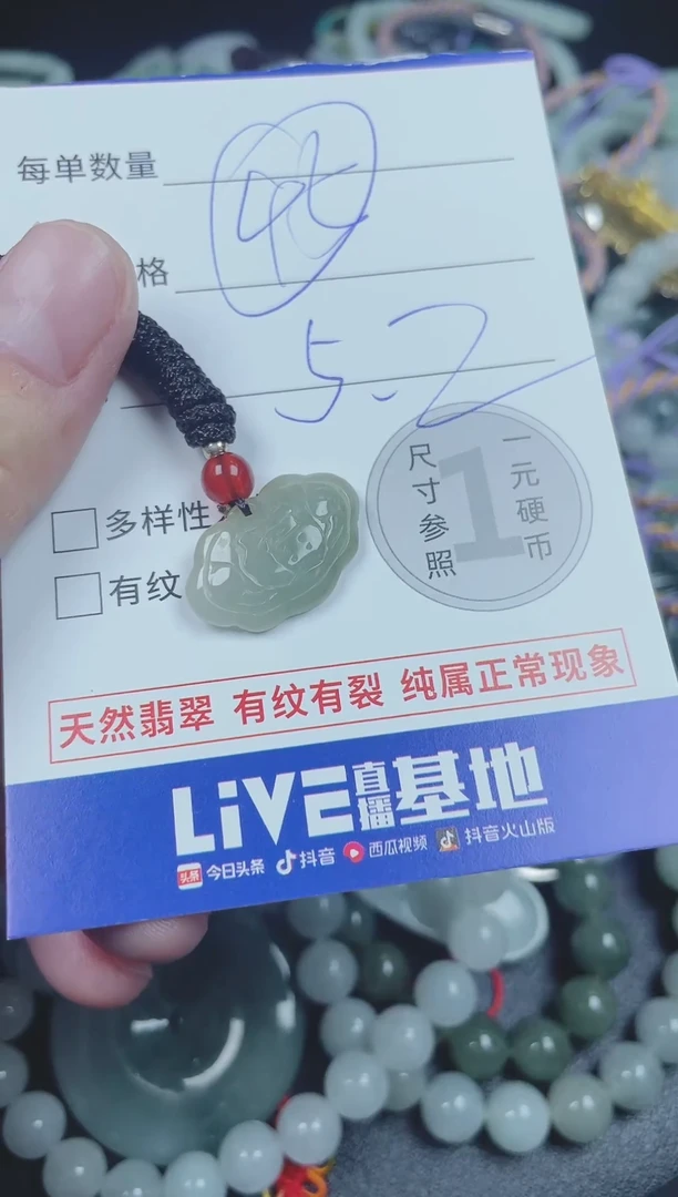 翡翠未镶嵌颈饰45