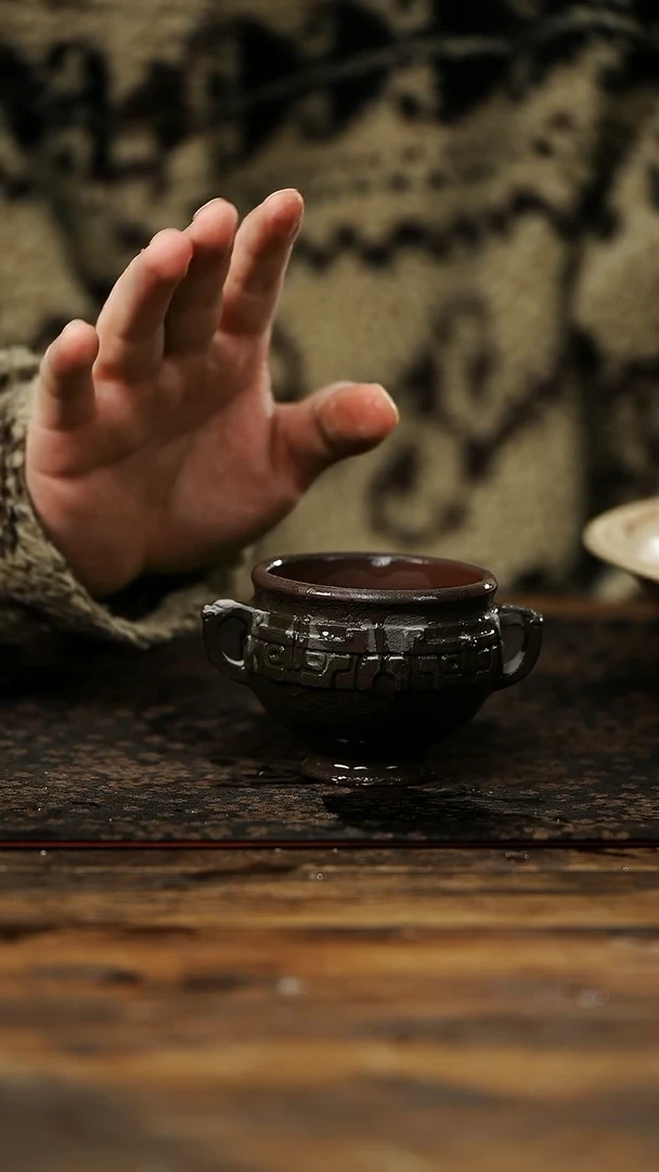 茶杯紫砂7号紫砂柴烧