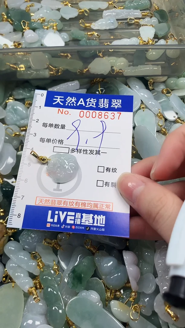 颈饰未镶嵌翡翠天然a货翡翠