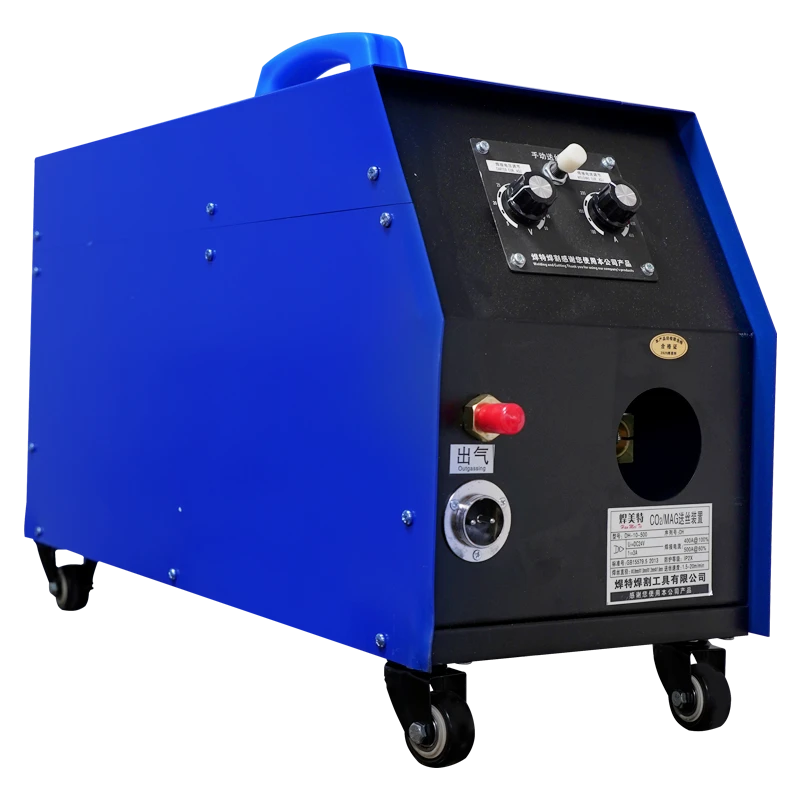 分体式二保焊机双驱送丝机密闭式防层便携带带行进轮6芯控制线