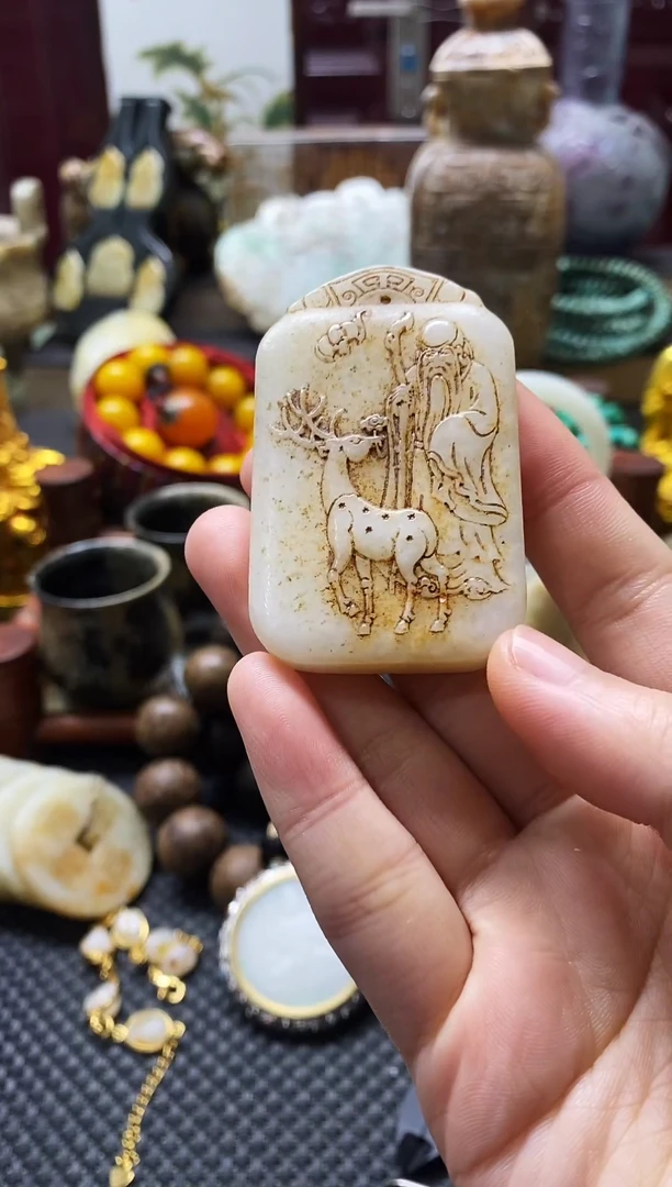 未镶嵌和田玉挂件牌子