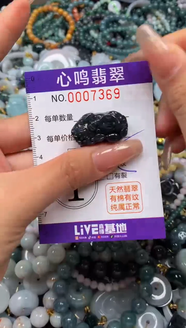 翡翠未镶嵌颈饰闪购007369