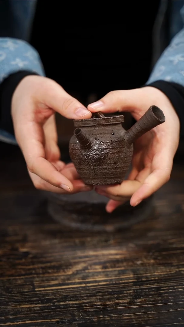 全手工制作  南蛮侧把壶90cc