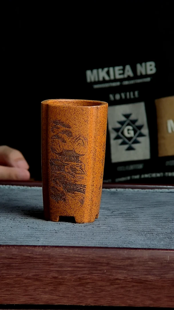 紫砂花盆5.5*11内径尺寸