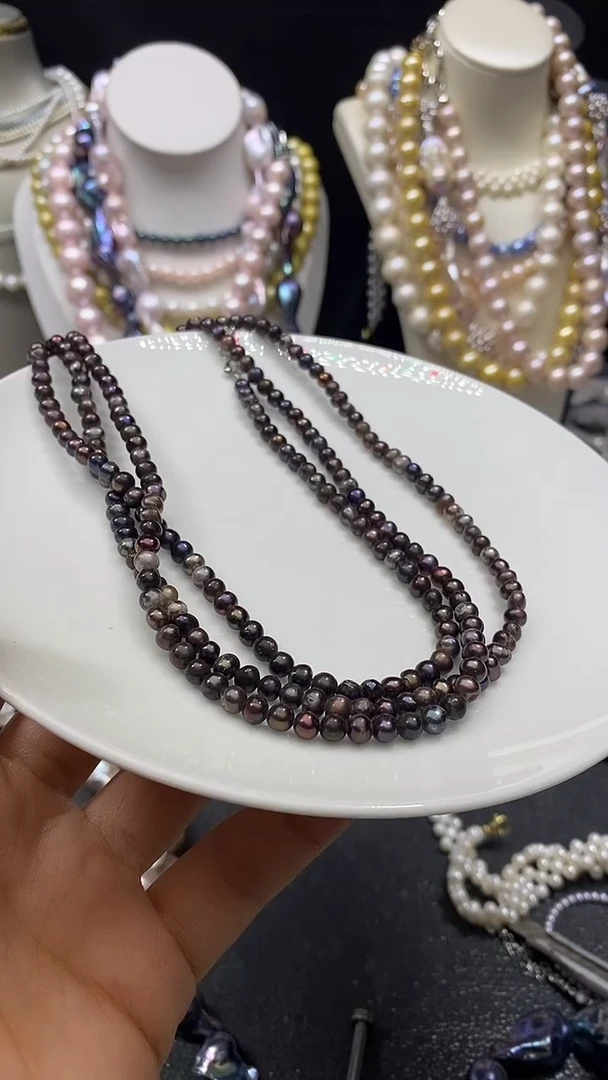 颈饰未镶嵌淡水珍珠多人