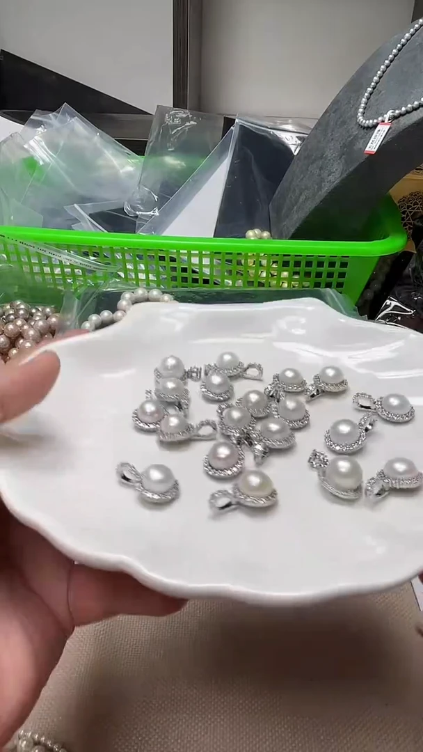 淡水珍珠未镶嵌吊坠(不含链)426