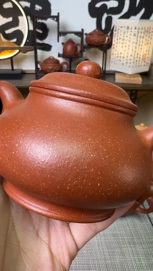 【闪购商品】段泥茶壶红降坡潘壶190CC-甘来兵