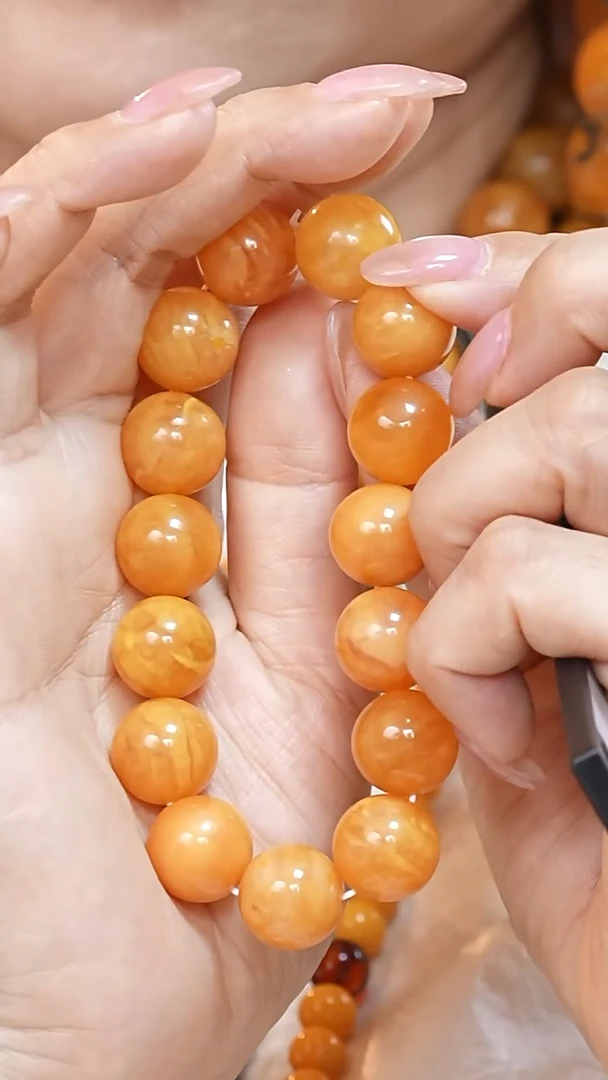 蜜蜡颈饰未镶嵌6658天然蜜蜡珠宝奇石云端妖孽全部保真