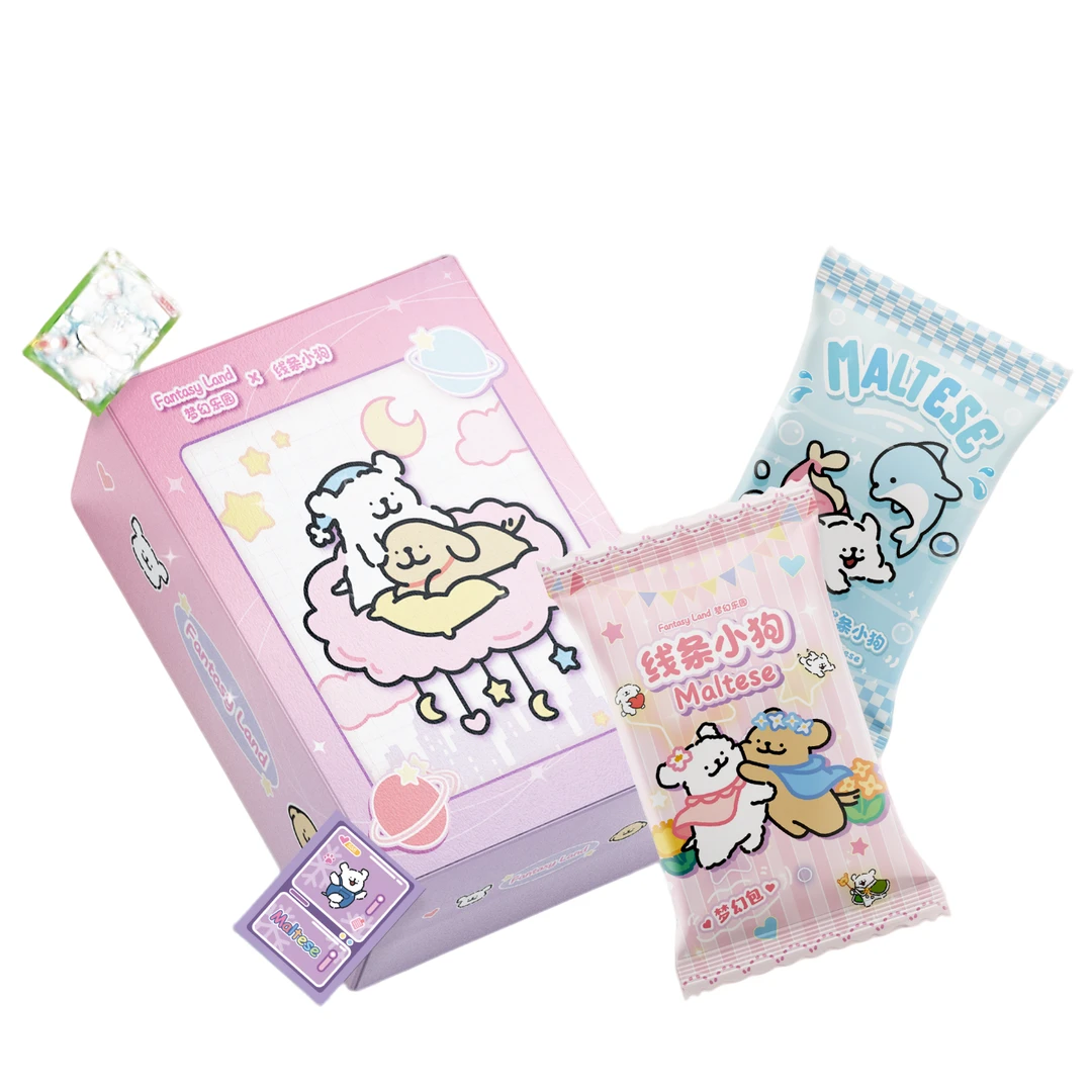 【3盒】梦幻乐园×线条小狗第一弹国卡文创卡牌