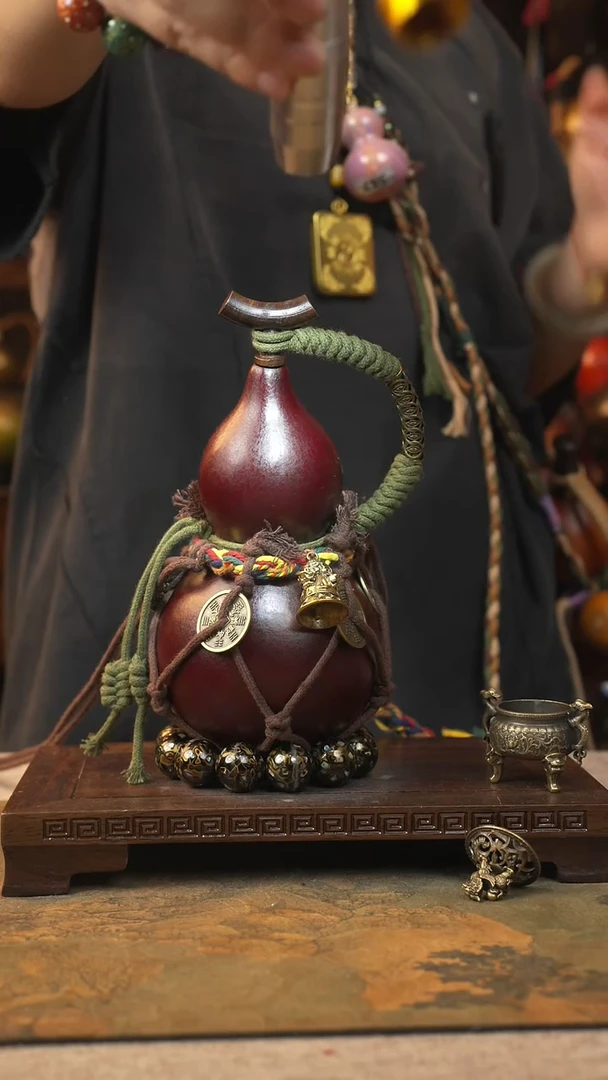 145大漆葫芦一物一拍记葫堂出品不带手串