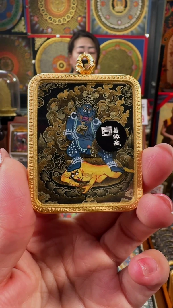 【闪购商品】吊坠 壹善缘城手绘唐卡新春大促黑C