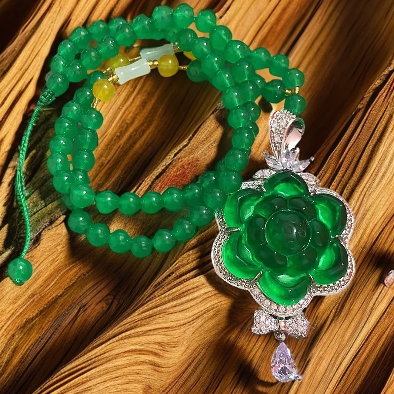 高级定制花开吊坠（多样发其一）B333