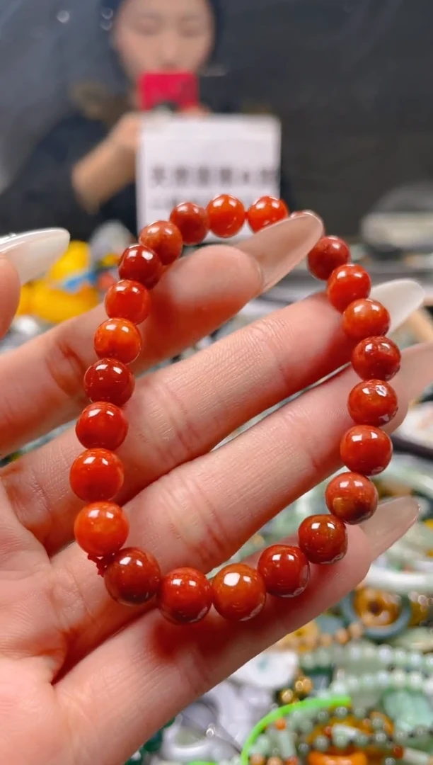 【闪购商品】翡翠颈饰未镶嵌7-8MM/Z/翡翠A货一图一物