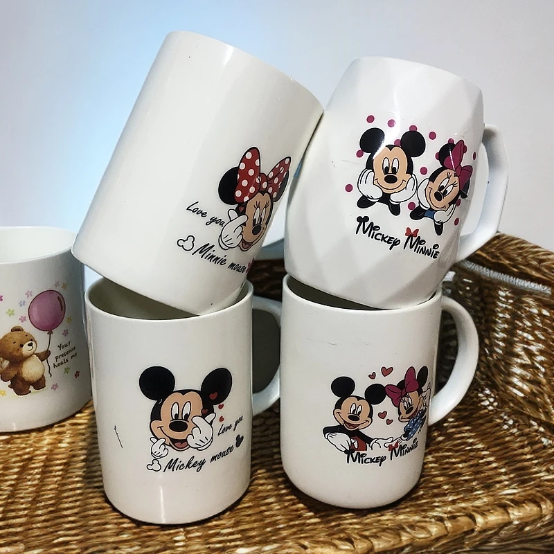 可爱陶瓷马克杯大容量高颜值早餐杯带盖咖啡杯