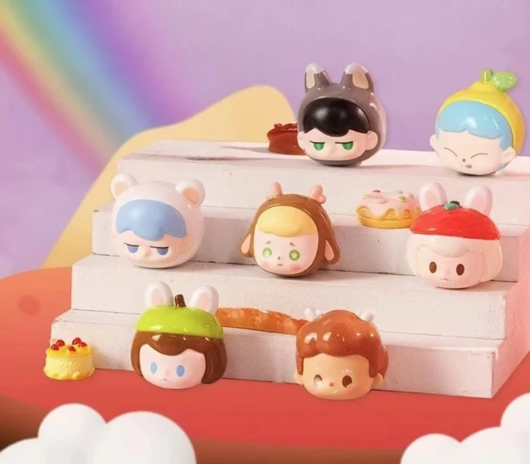 【萌粒数字极速版】搪胶脸潮玩盲盒公仔玩偶手办1.16