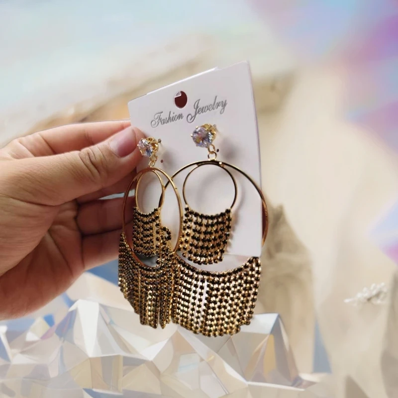 钛钢琉璃耳饰 爆款耳环