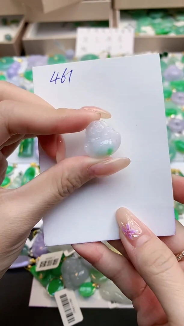 颈饰未镶嵌翡翠天然缅甸A货翡翠