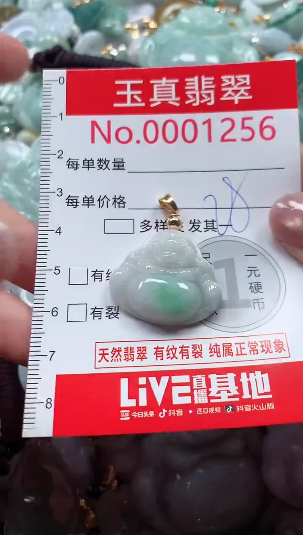 吊坠(不含链)未镶嵌翡翠1256