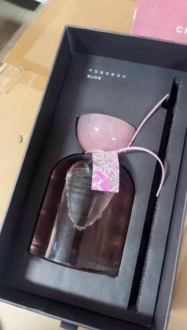有机玻璃香薰朝露玫瑰