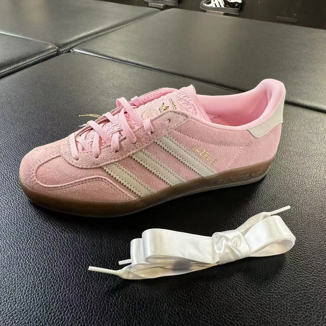 adidas三叶草GAZELLE INDOOR 经典运动板鞋德训鞋「T头鞋」JI2716