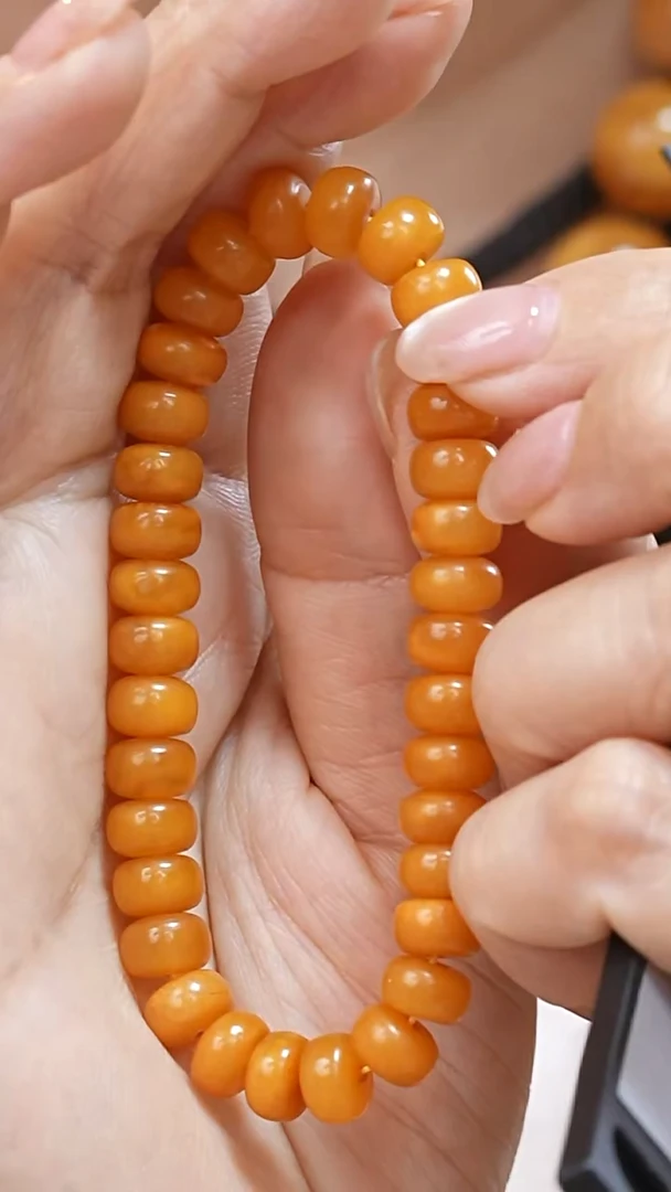 蜜蜡颈饰未镶嵌4175天然蜜蜡珠宝奇石云端妖孽石膏蜡全部保真