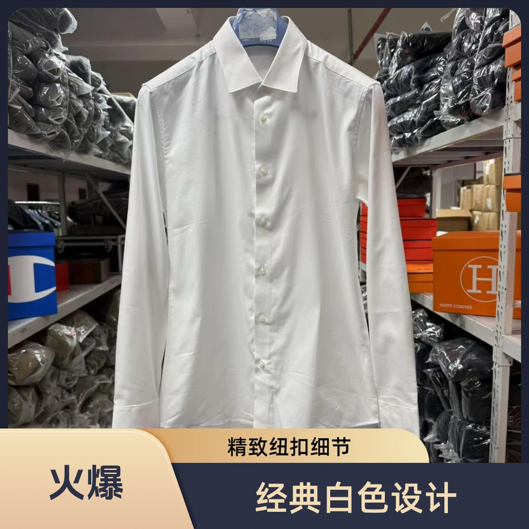【领口微脏衣服微脏建议勿拍！】单排扣对襟经典休闲修身夏季D110