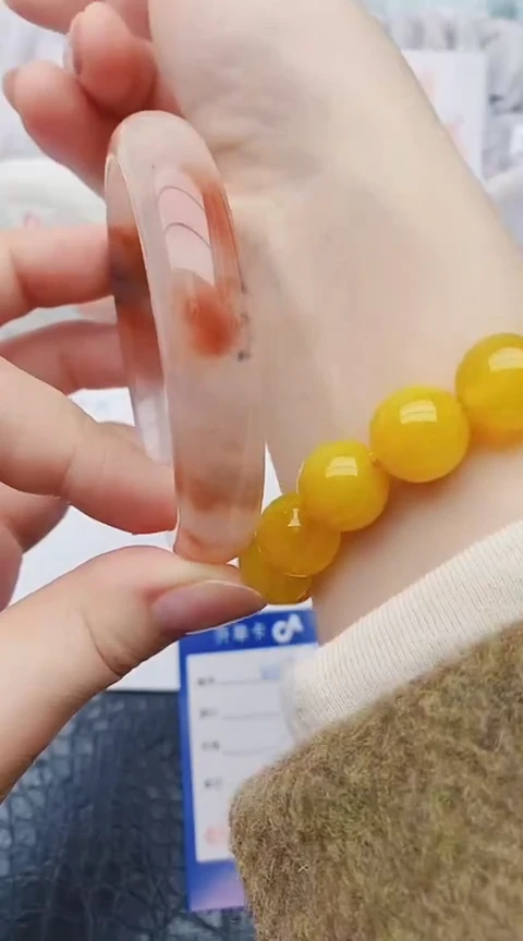 未镶嵌手镯石英质玉x104+60-61