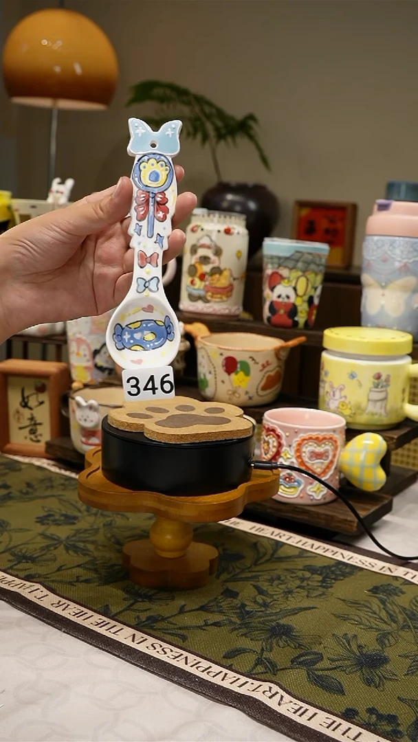 【不带盒子】346高温釉下彩