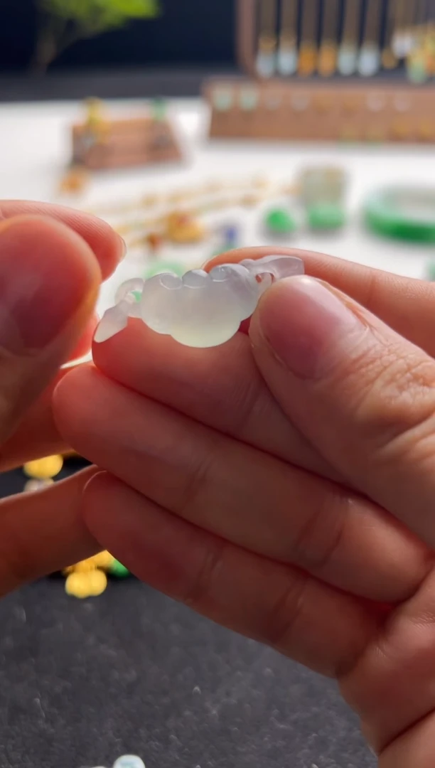 【闪购商品】定制翡翠未镶嵌如意玉衡1500+150-wpj163