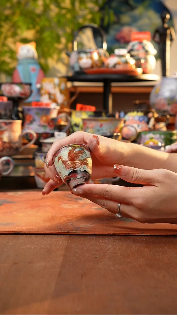 瓷片景德镇手工手绘626