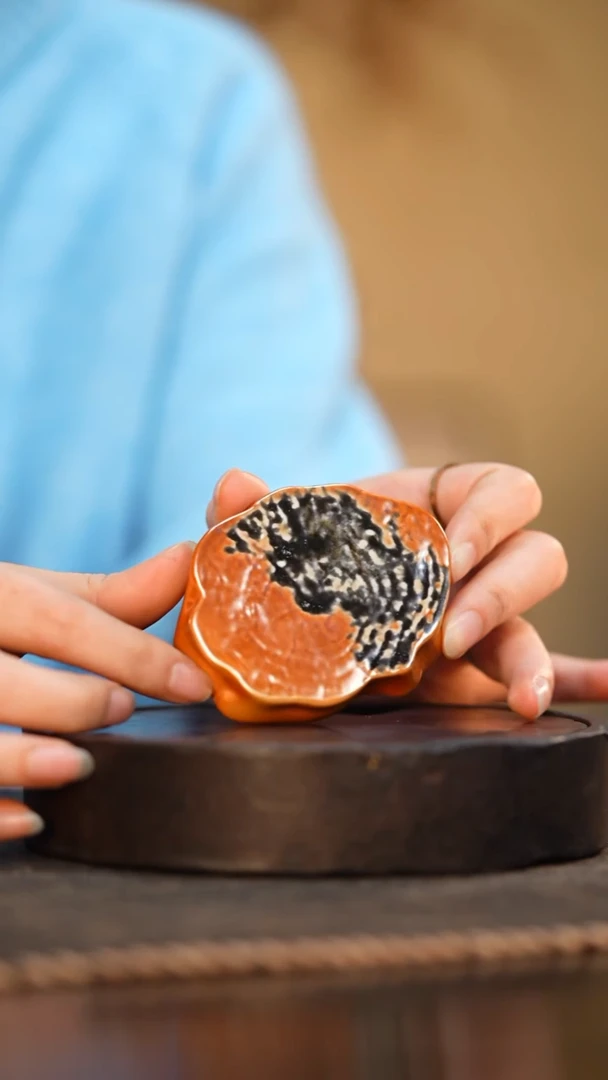 37柴房陶瓷柴烧杯垫