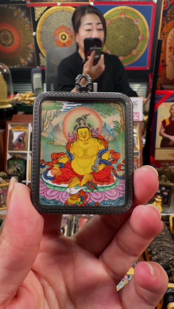 【闪购商品】吊坠壹善缘城手绘唐卡黄c年终大促
