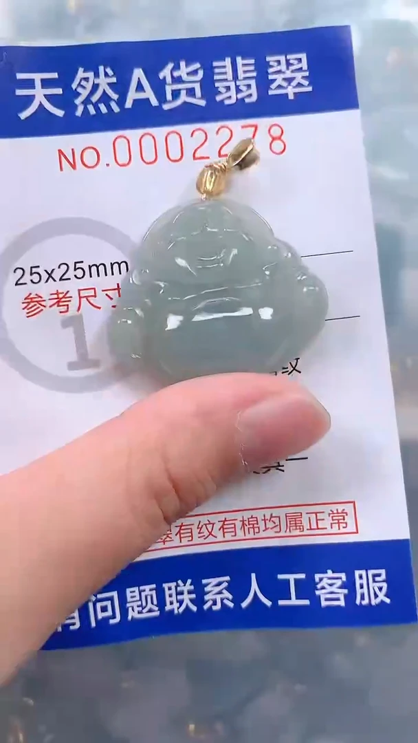 翡翠未镶嵌吊坠(不含链)1