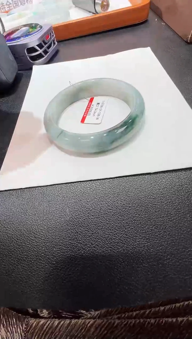 纯天然缅甸A货翡翠手镯54-55mm-108号