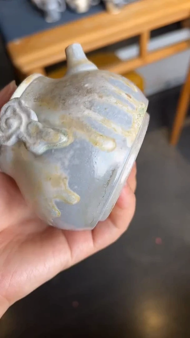 壶9号容量180-200ML高白泥 仿手工壶 开播福利