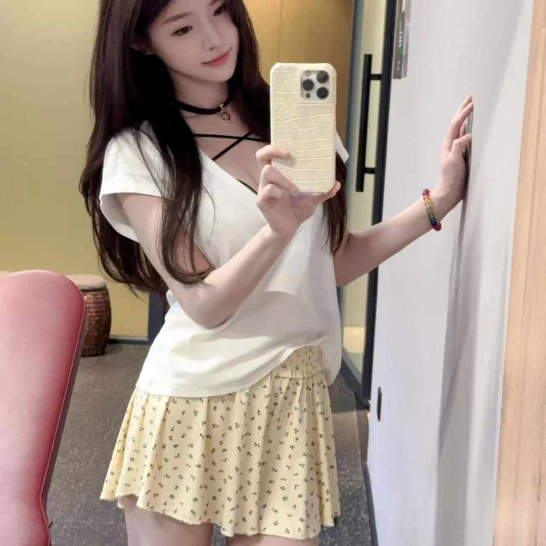 fussyy5.31纯欲舒适碎花短裤YF071H