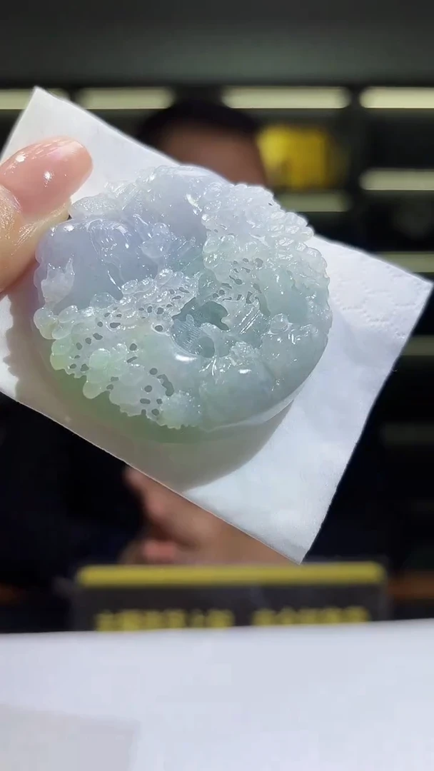 未镶嵌定制翡翠35/1216/C/多样性发其一件/山水