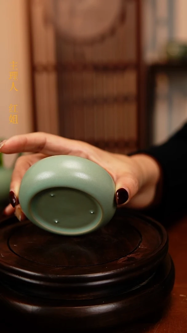 瓷片原产地原矿釉汝瓷